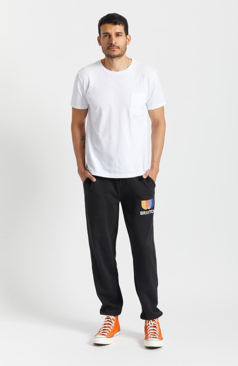 Brixton Alton II Cotton Blend Sweatpants, Alternate, color, 