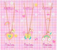 Capelli New York Kids' Tear & Share 3-Pack Assorted Best Friend Necklaces