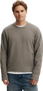 Cotton On Men's Cropped Fit Textured Long Sleeve