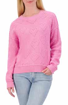 Lucky Brand Heart Stitch Sweater