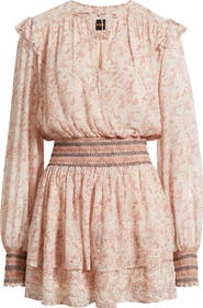 BOSS Orange Smocked Minidress