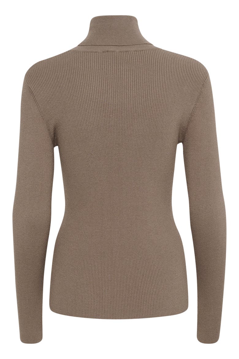 SLSina Rollneck Slim Fit Pullover, Alternate, color, Walnut