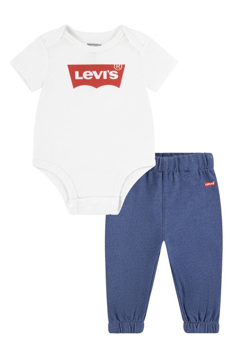 Batwing Logo Bodysuit & Pants Set