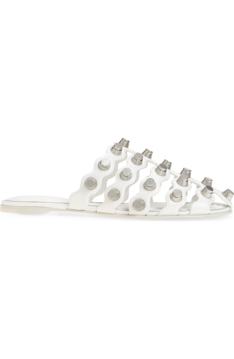 Alexander Wang Rexa Studded Mule, Alternate, color, Optic White