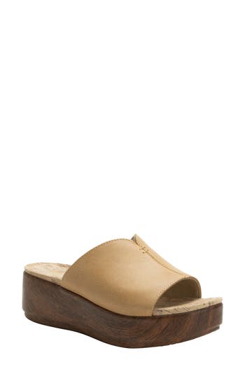 Shop Alegria By Pg Lite Triniti Platform Wedge Slide Sandal