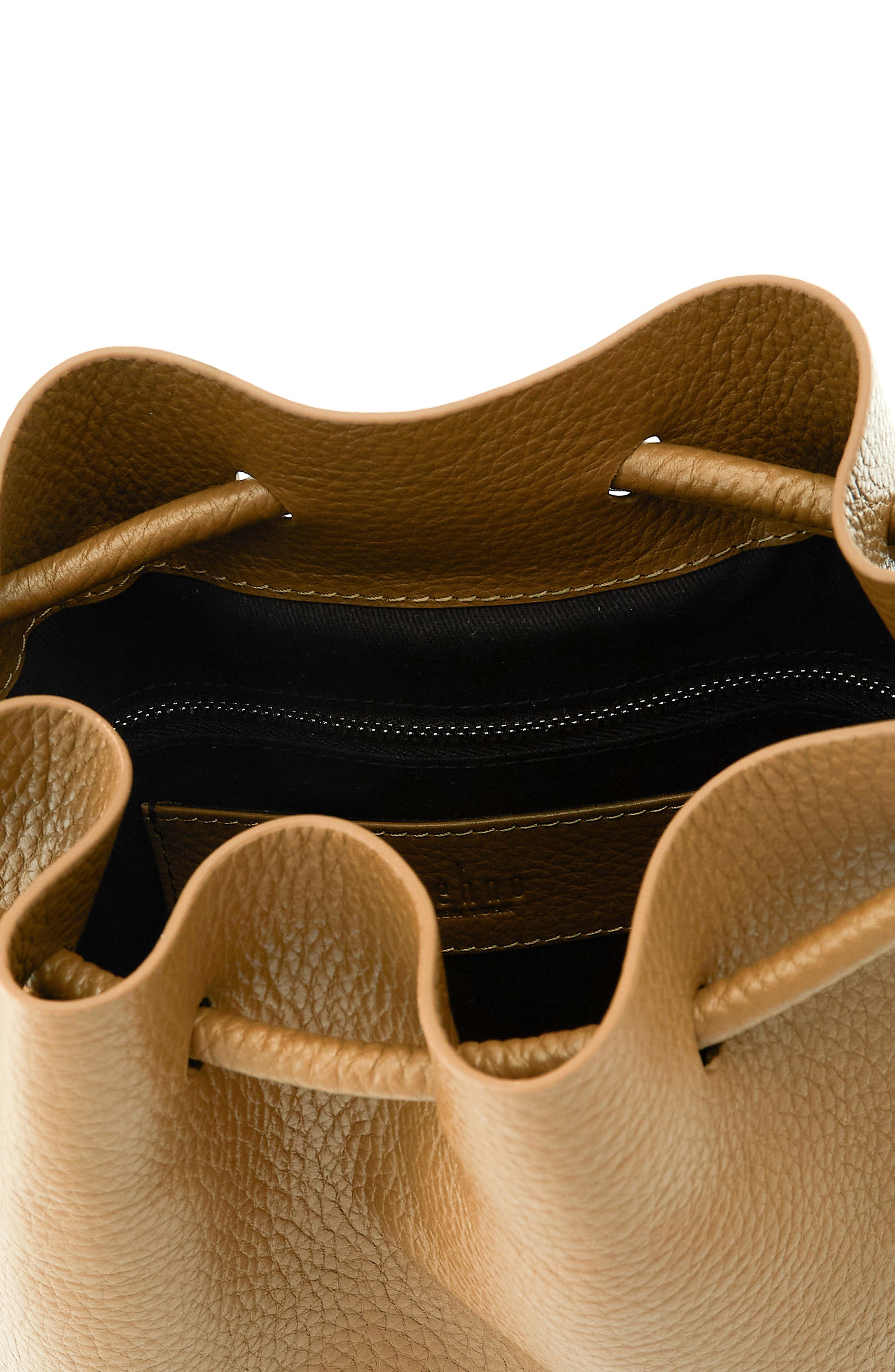 behno Medium Ina Pebble Leather Shoulder Bag, Alternate, color, Bisque