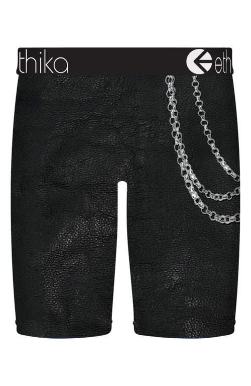 Ethika Boys Graphic Briefs In Black