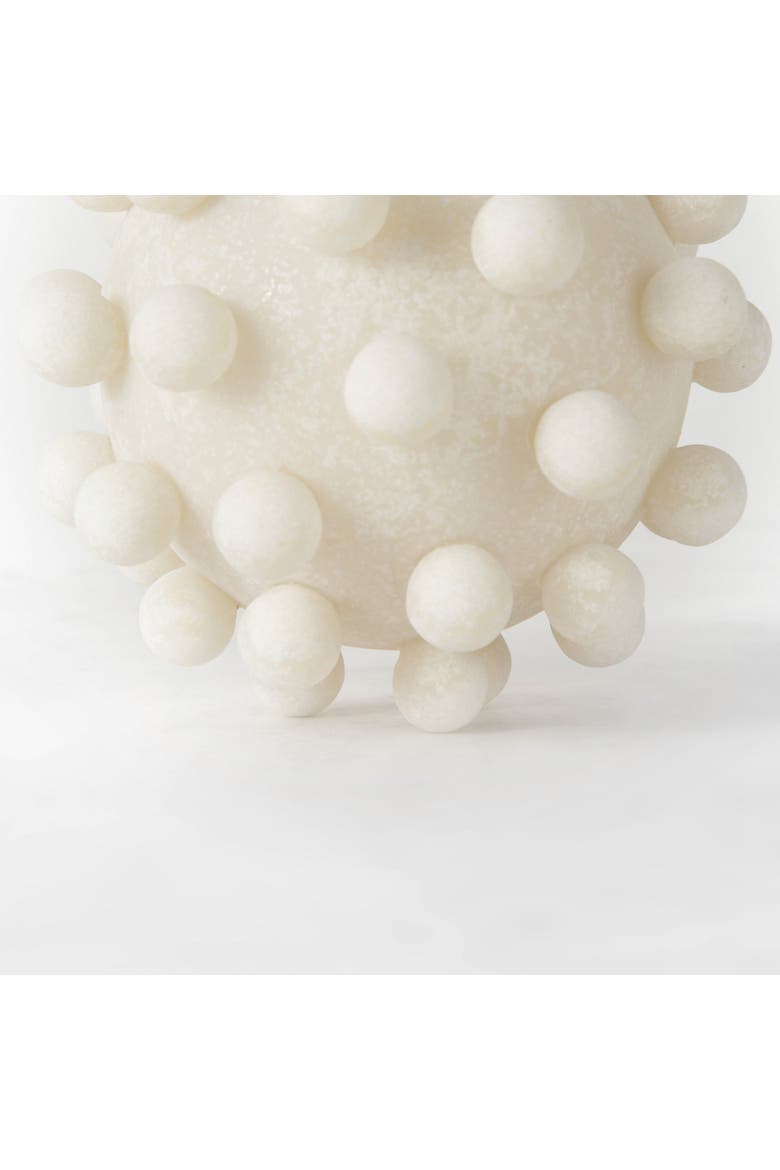 Malo Resin Sphere Decorative Object, Alternate, color, Beige