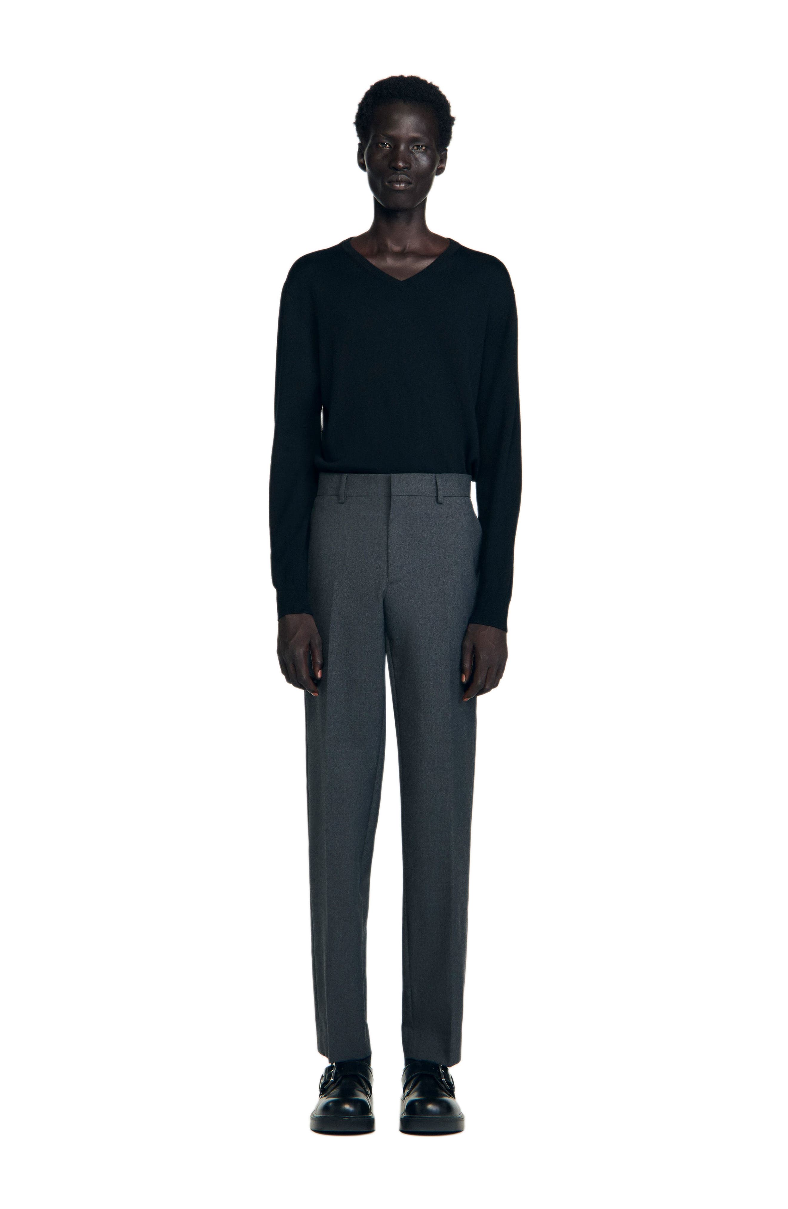 Virgin wool suit trousers - image 2