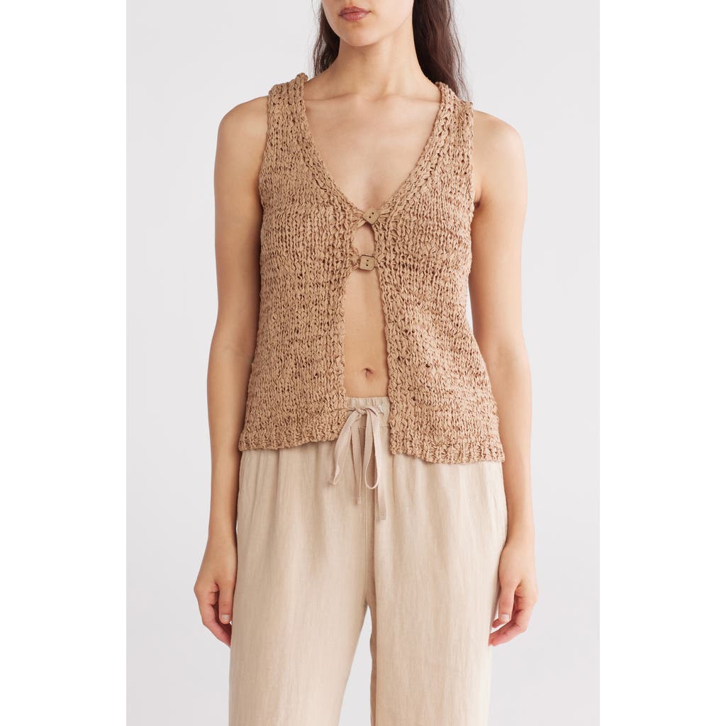 BLU PEPPER BLU PEPPER CROCHET SWEATER TANK
