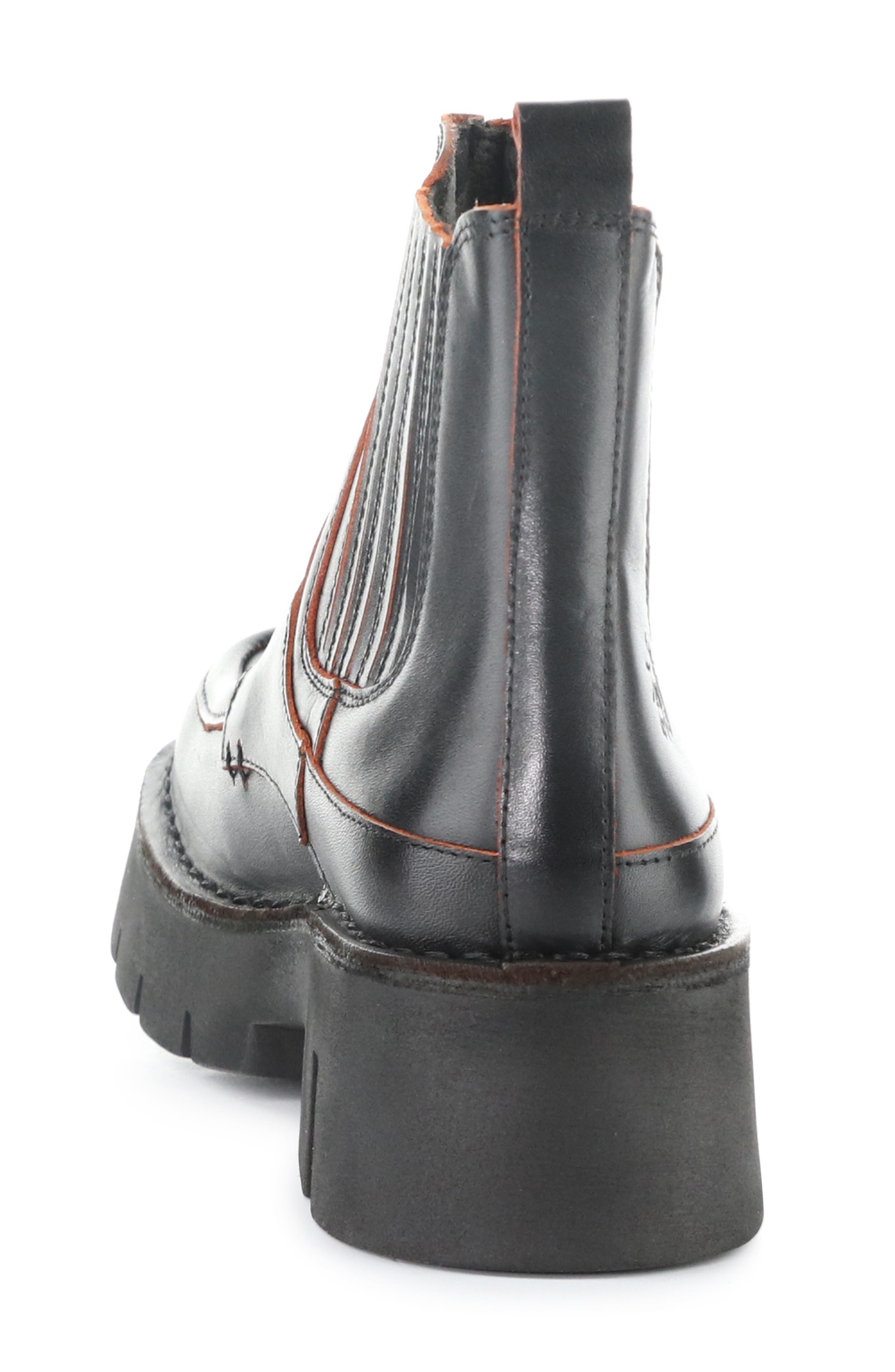 Fly London Buki Chelsea Boot, Alternate, color, Black