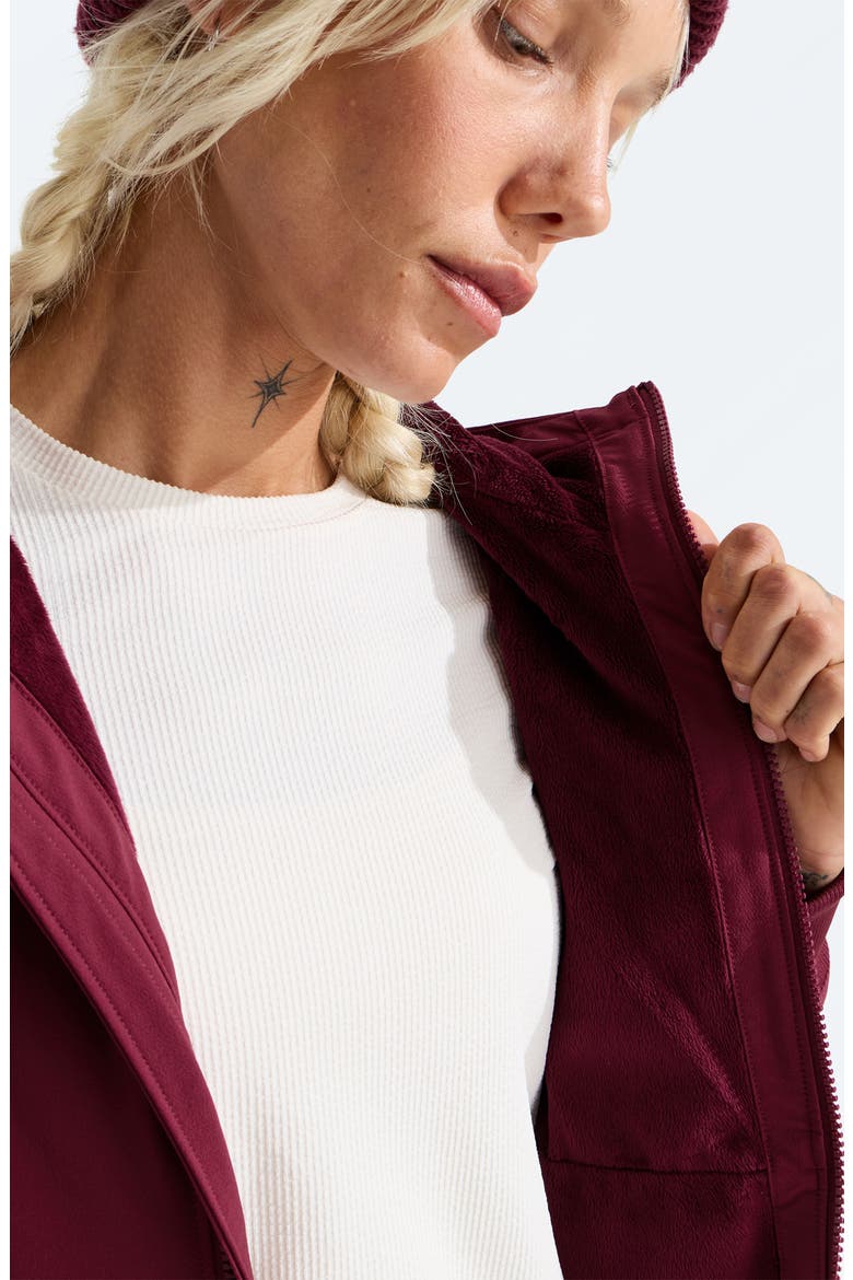 Shelbe Raschel Water Resistant Hooded Jacket, Alternate, color, BURGUNDY CRUSH