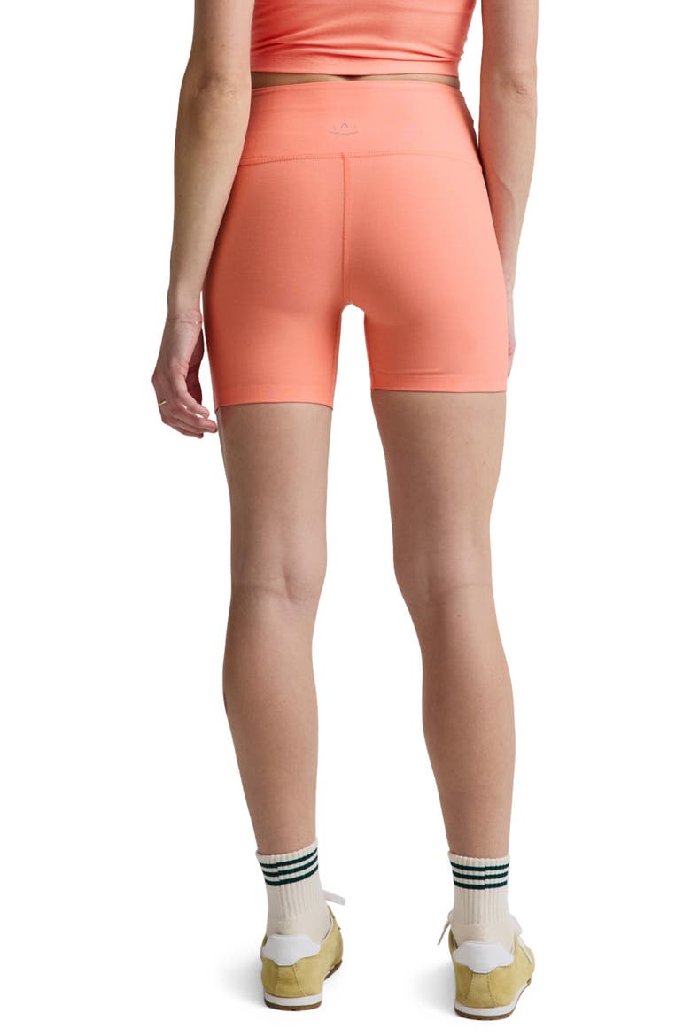 Space Dye Leisure Bike Shorts, Alternate, color, DREAMSICLE HEATHER
