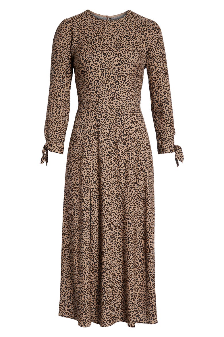 Zelda Double Slit Dress, Alternate, color, BENGAL