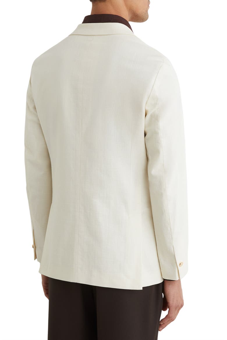 Glebe Double Breasted Dinner Jacket, Alternate, color, OFF WHITE