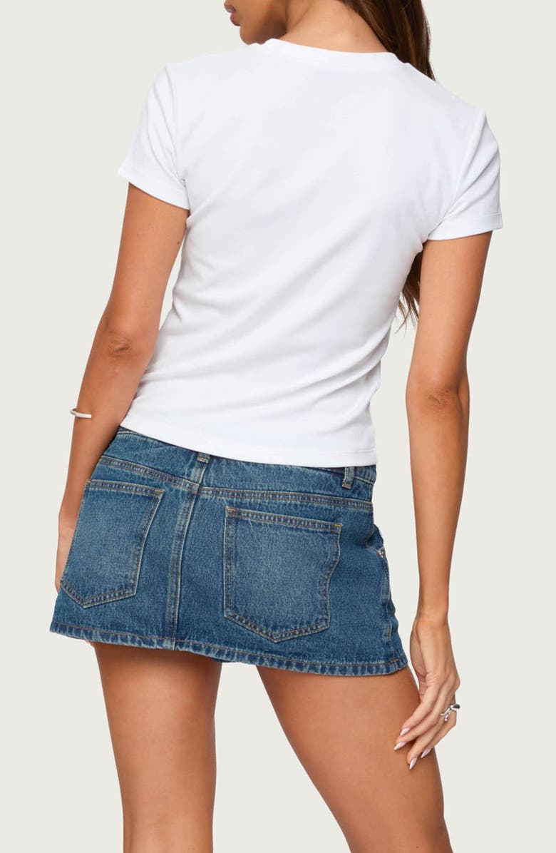 EDIKTED Fresh Strawberries Stretch Cotton Graphic T-Shirt, Alternate, color, White