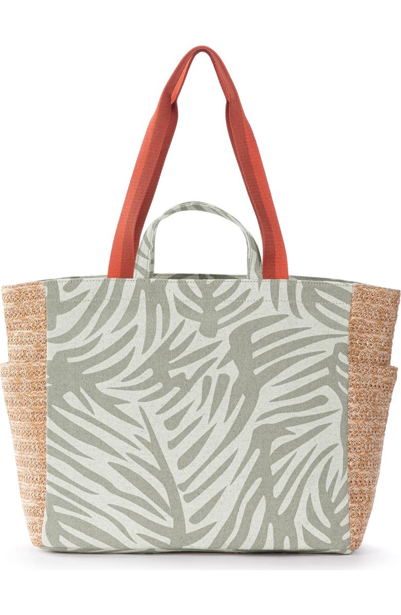The Sak Cassia Beach Tote, Alternate, color, Natural Leaf