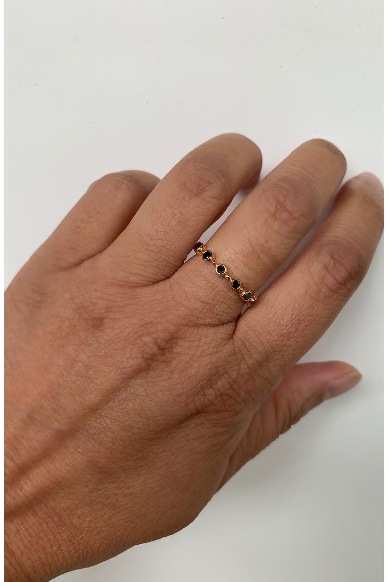 Bubble Diamond Band Ring, Alternate, color, ROSE
