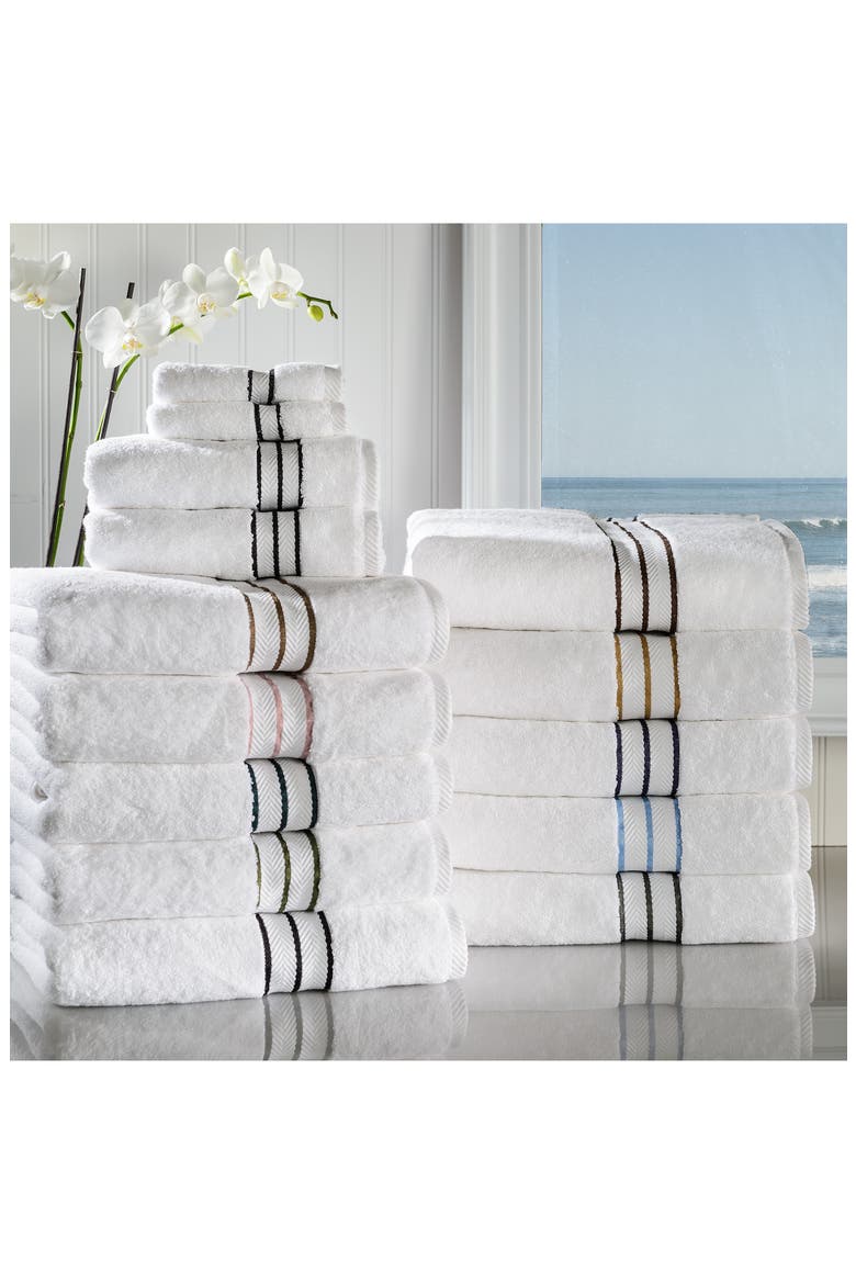 3-Piece Turkish Cotton Towel Set, Alternate, color, CHARCOAL