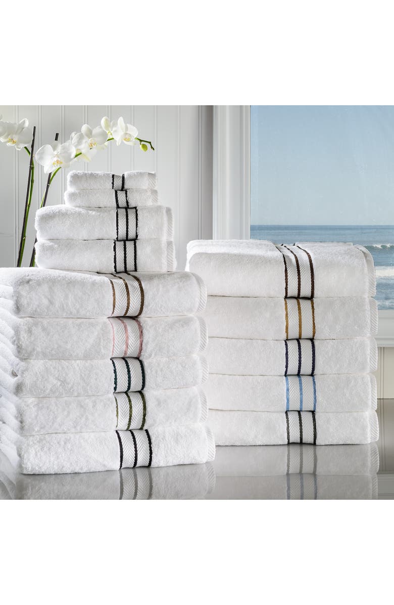 Superior 3-Piece Turkish Cotton Towel Set, Alternate, color, Charcoal