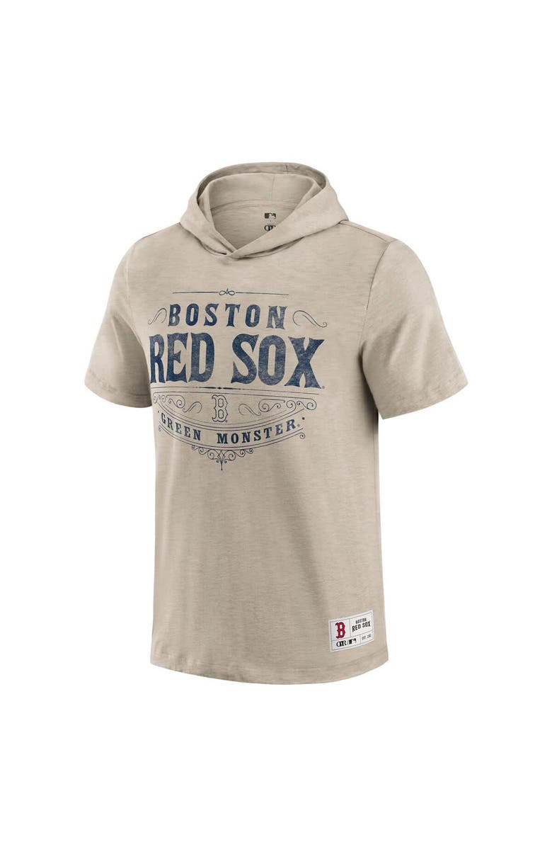 Darius Rucker Collection by Fanatics Men's Darius Rucker Collection by Fanatics Tan Boston Red Sox Hooded T-Shirt, Alternate, color, Tan