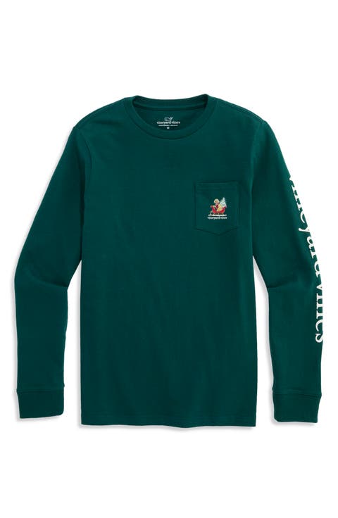 Kids' Big Dog Small Sleigh Long Sleeve Graphic Tee