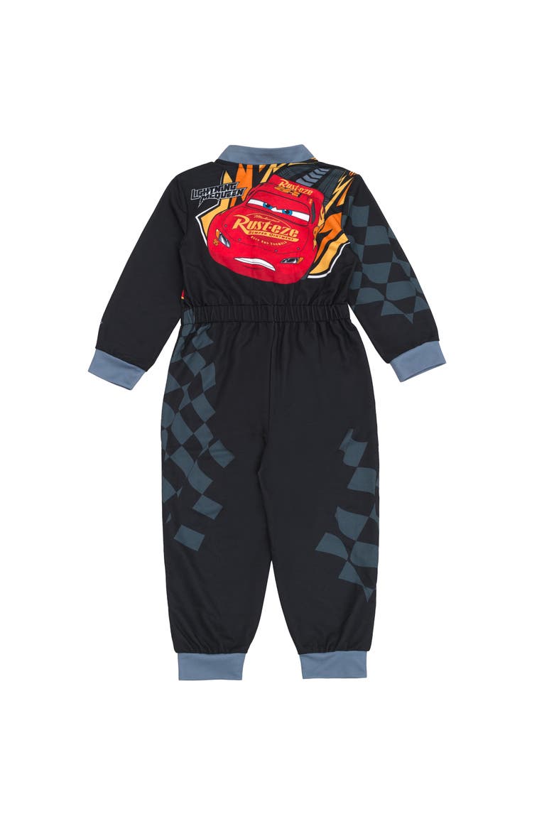 Cars Lightning McQueen Cosplay One Piece Coverall, Alternate, color, McQueen Racing Black