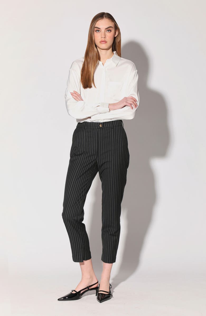 Walter Baker Shania Pinstripe Pants, Alternate, color, Spade Strpe Suiting