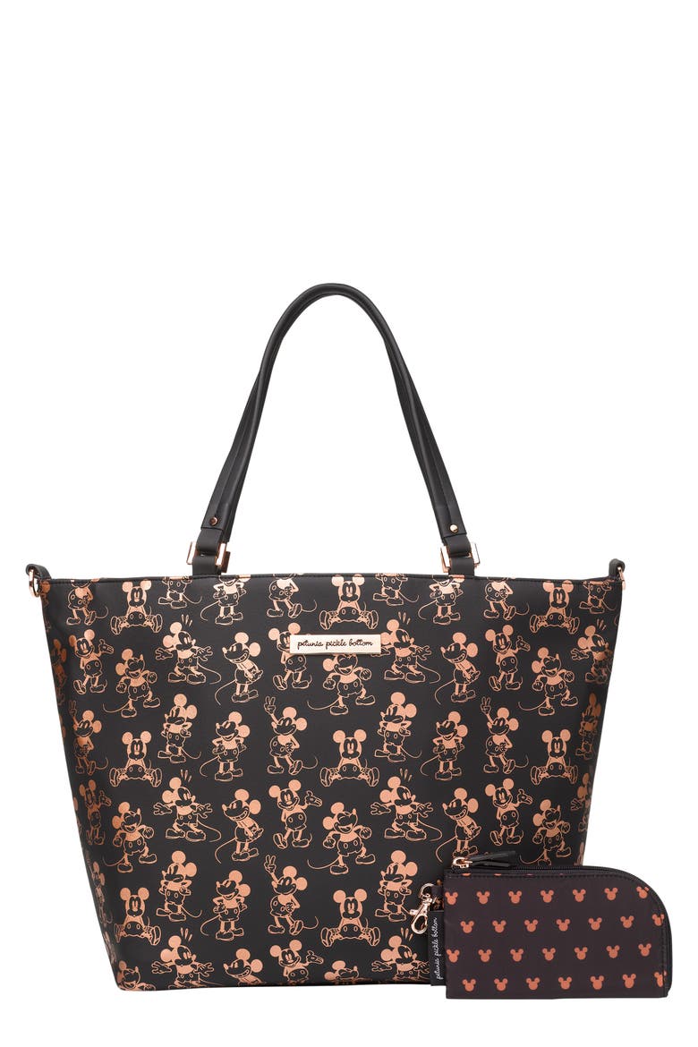 x Disney Downtown Mickey Mouse Diaper Tote, Main, color, METALLIC MICKEY MOUSE
