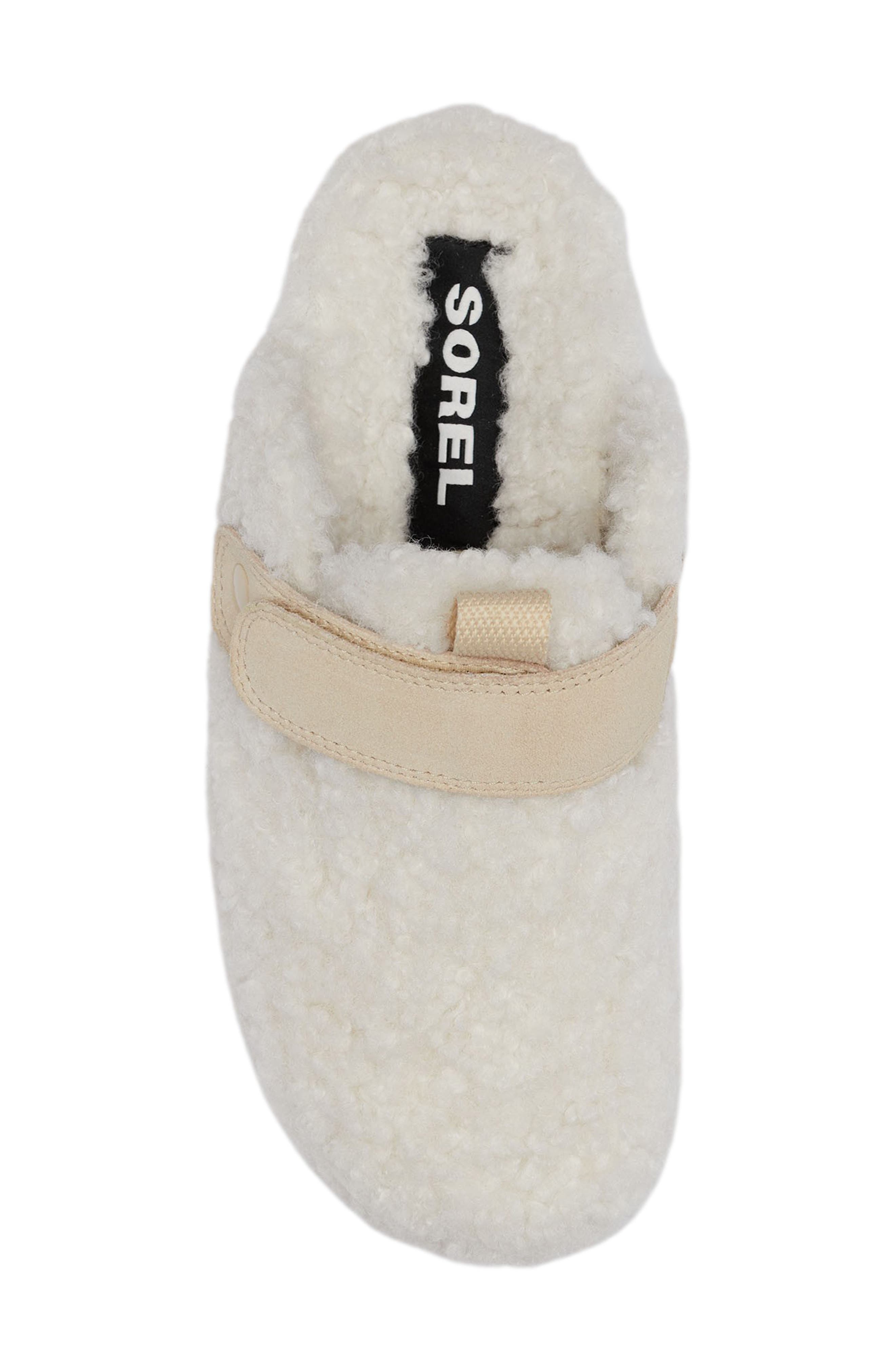 SOREL Viibe Faux Shearling Clog, Alternate, color, Natural/ Bleached Ceramic