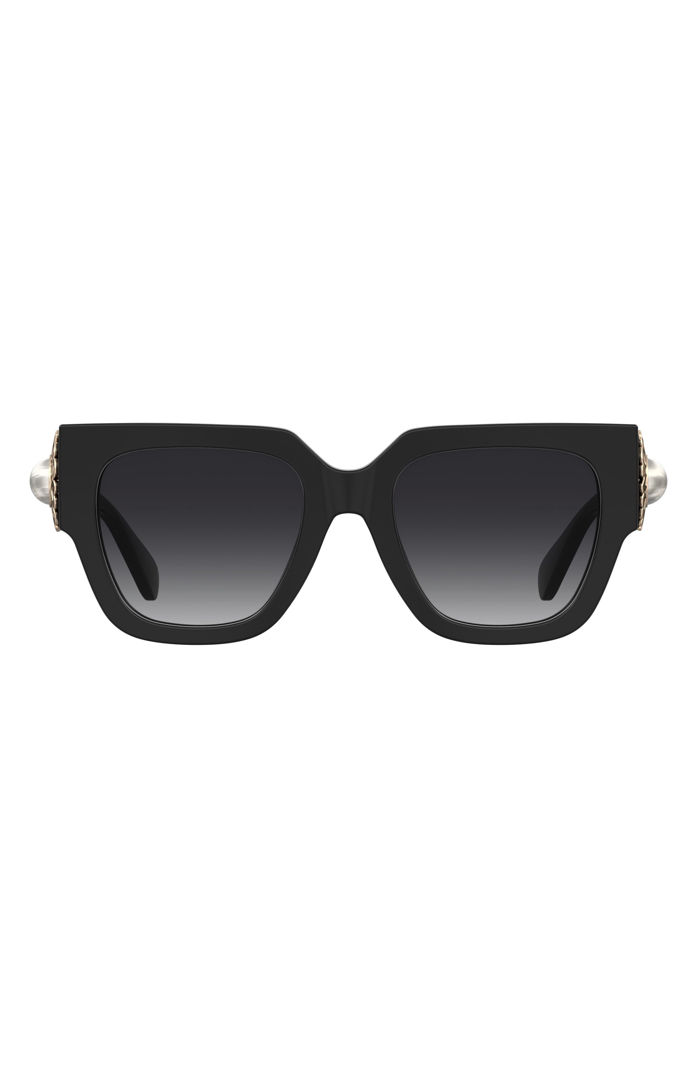 Moschino 52mm Gradient Square Sunglasses