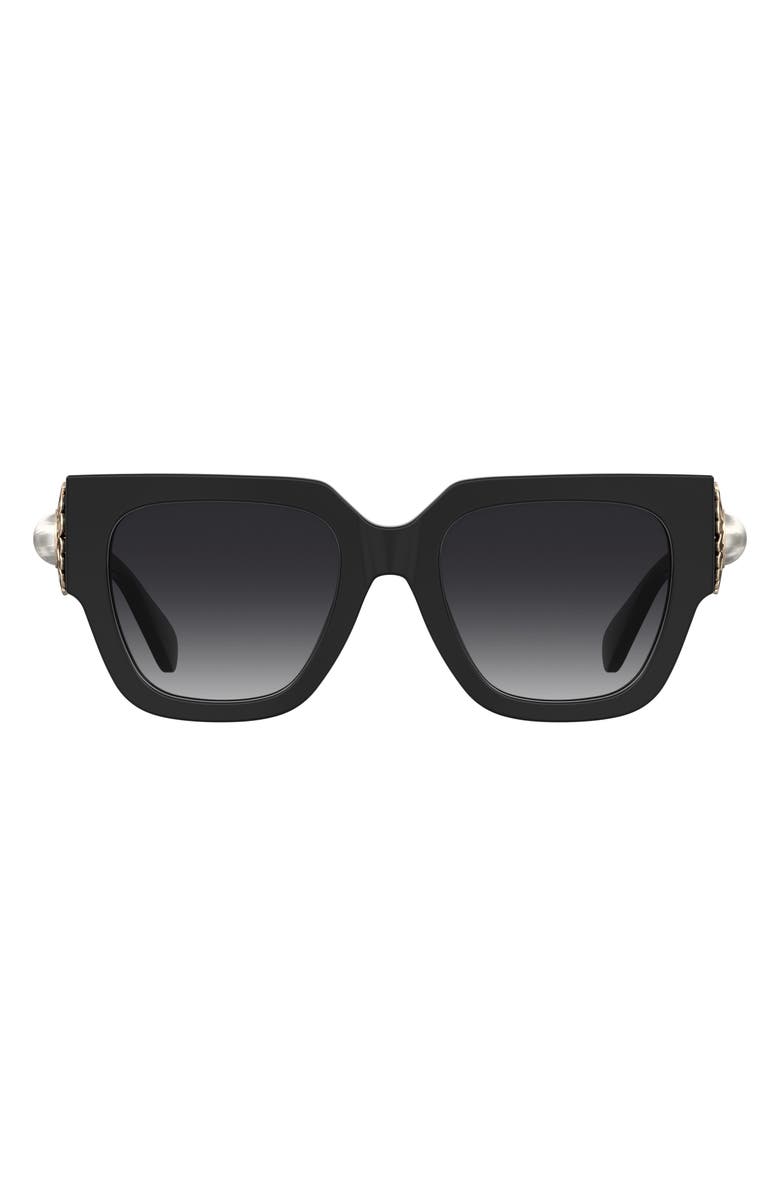 Moschino 52mm Gradient Square Sunglasses, Main, color,