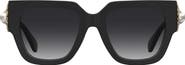 Moschino 52mm Gradient Square Sunglasses