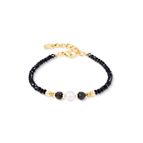 Bracelet Astoria Noir Pearl Gold