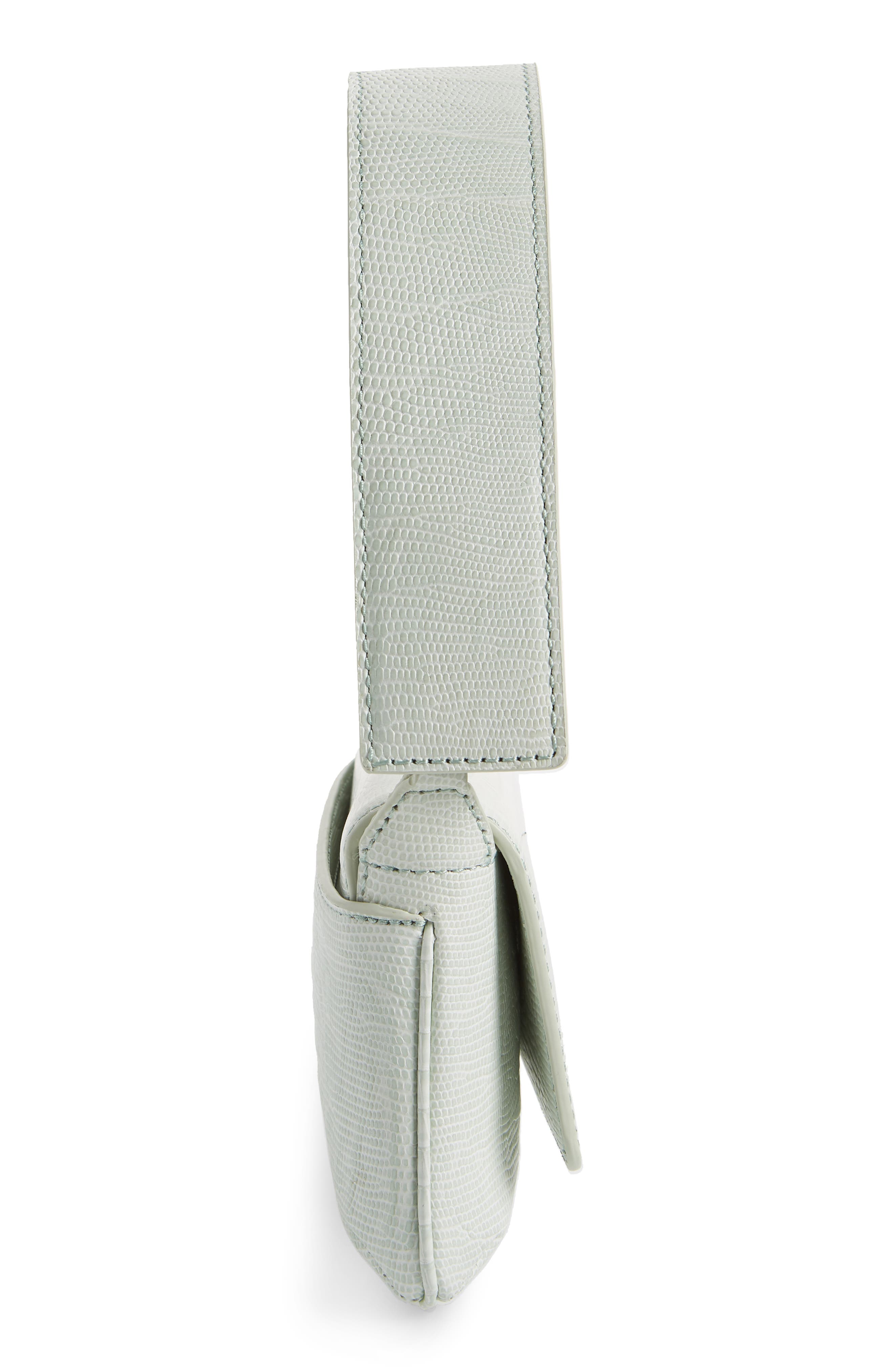 Cult Gaia Damara Leather Shoulder Bag, Alternate, color, 