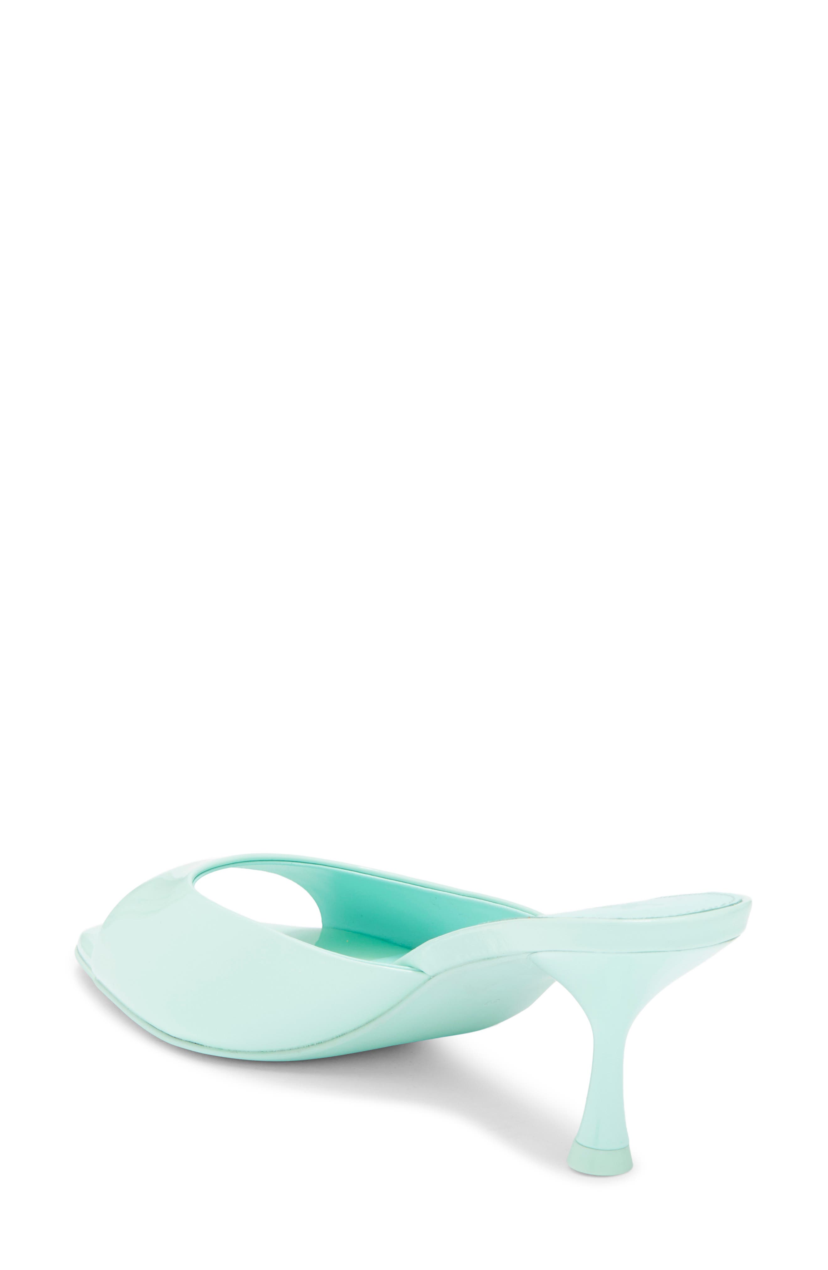Spy-Kid Slide Sandal, Alternate, color, MINT PATENT