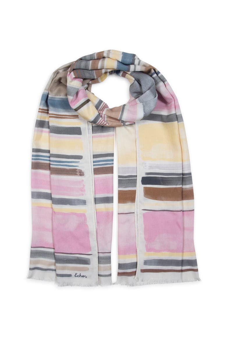 Painted Stripe Wrap, Main, color, Black