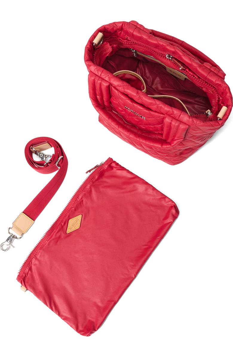 MZ Wallace Mini Metro Deluxe Tote, Alternate, color, Apple