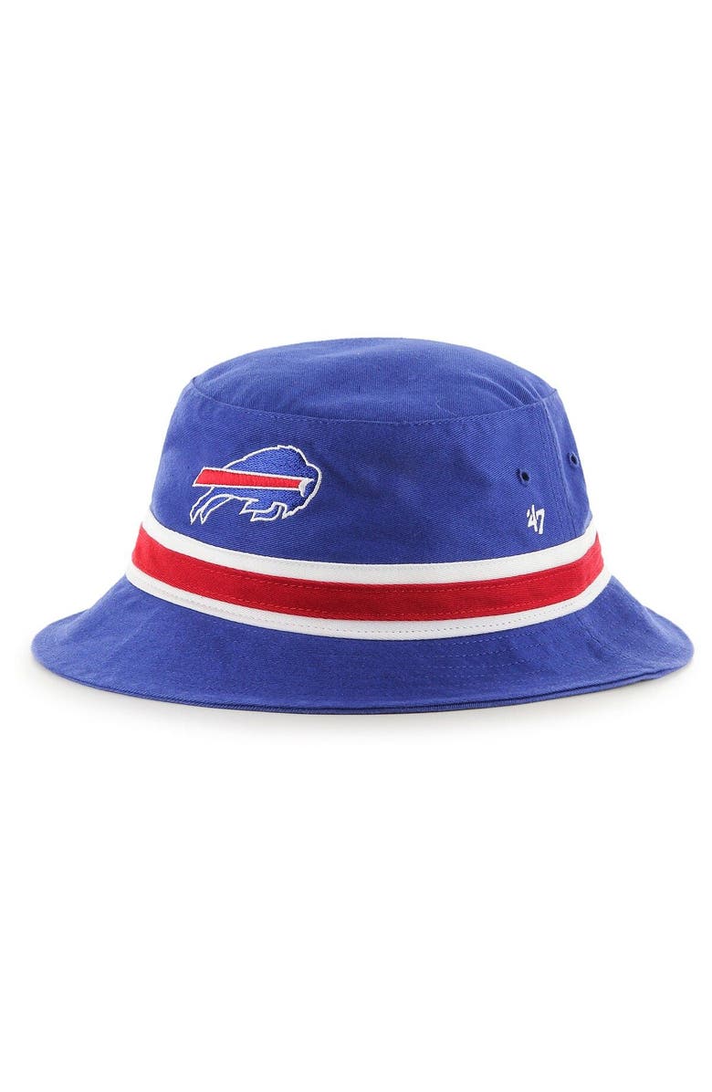 '47 Men's '47 Royal Buffalo Bills Striped Bucket Hat, Main, color, 