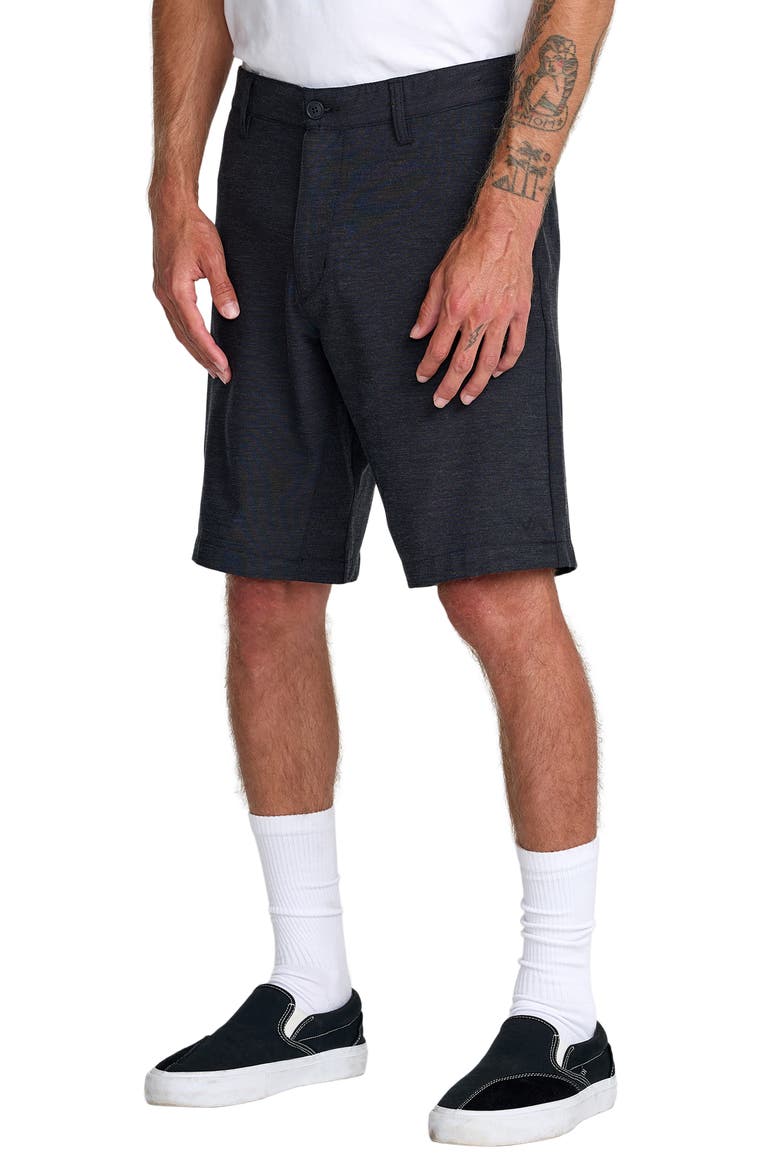 Sport Course Chino Shorts, Alternate, color, HEATHER BLACK