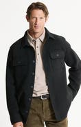 JACHS Wool Blend Overshirt