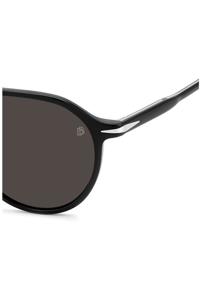 DB 1218/S 56mm Polarized Pilot Sunglasses, Alternate, color, BLACK/ GREY PZ