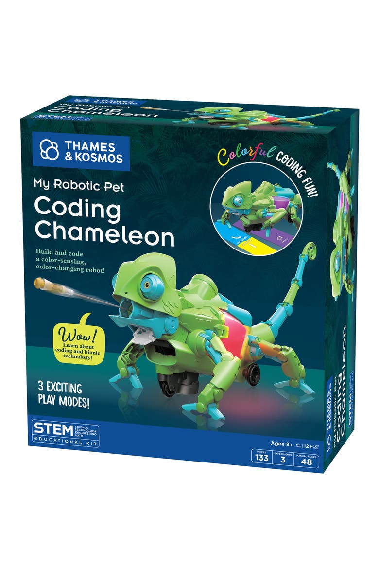 My Robotic Pet Coding Chameleon, Alternate, color, ASSORTED