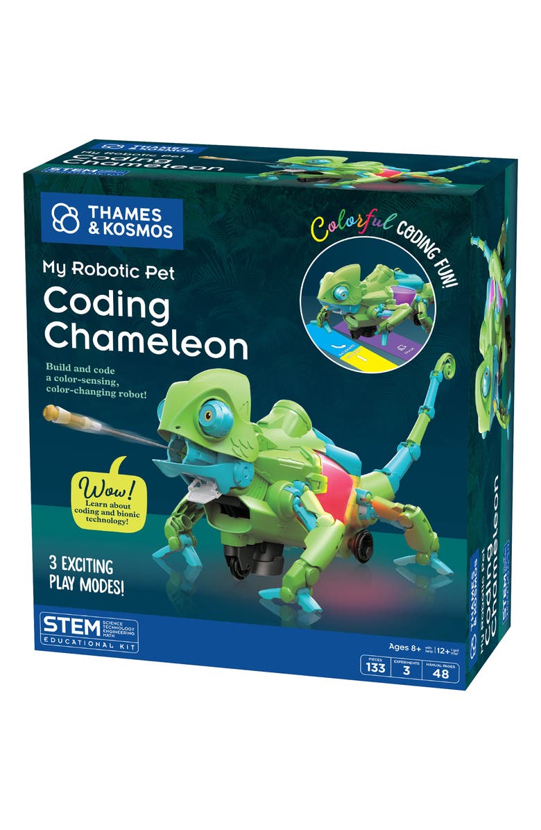 Thames & Kosmos My Robotic Pet Coding Chameleon, Alternate, color, Assorted