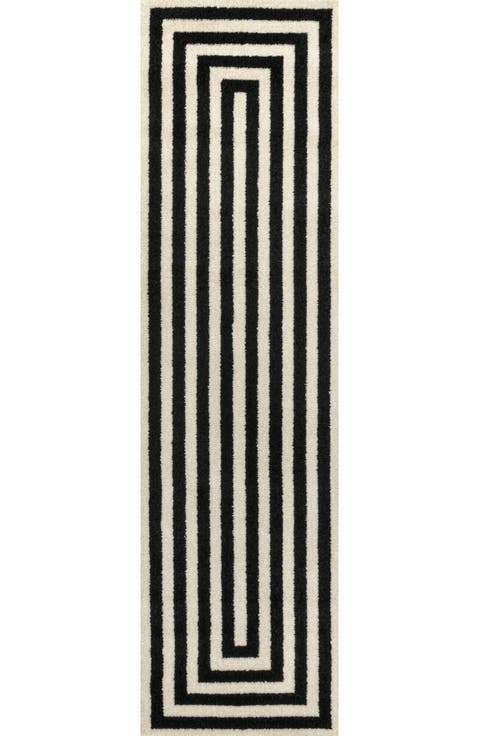 Bandol Modern Classic Mitre Stripe Area Rug