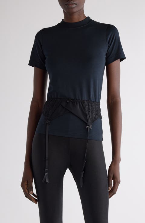 BALENCIAGA ブラックフォーマルブラウス ミ120
