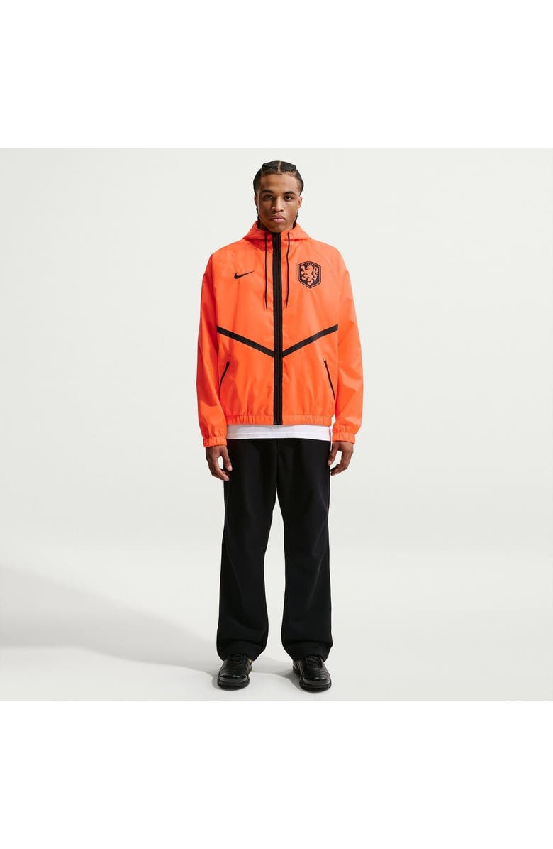 Nike Men's Nike Orange Netherlands National Team 2026 Anthem Dri-FIT Full-Zip Hooded Jacket, Main, color, Orange