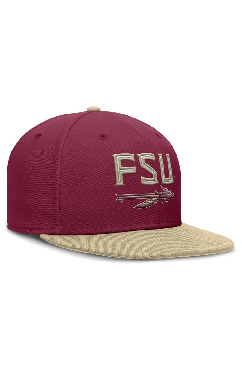 Nike Men's Nike Garnet/Gold Florida State Seminoles Two-Tone Primetime Performance Fitted Hat, Alternate, color, 