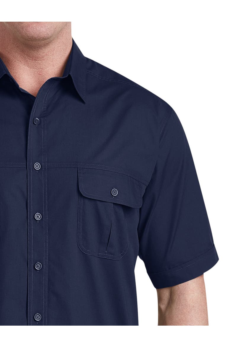 Big & Tall Co-Pilot Sport Shirt, Alternate, color, NAVY