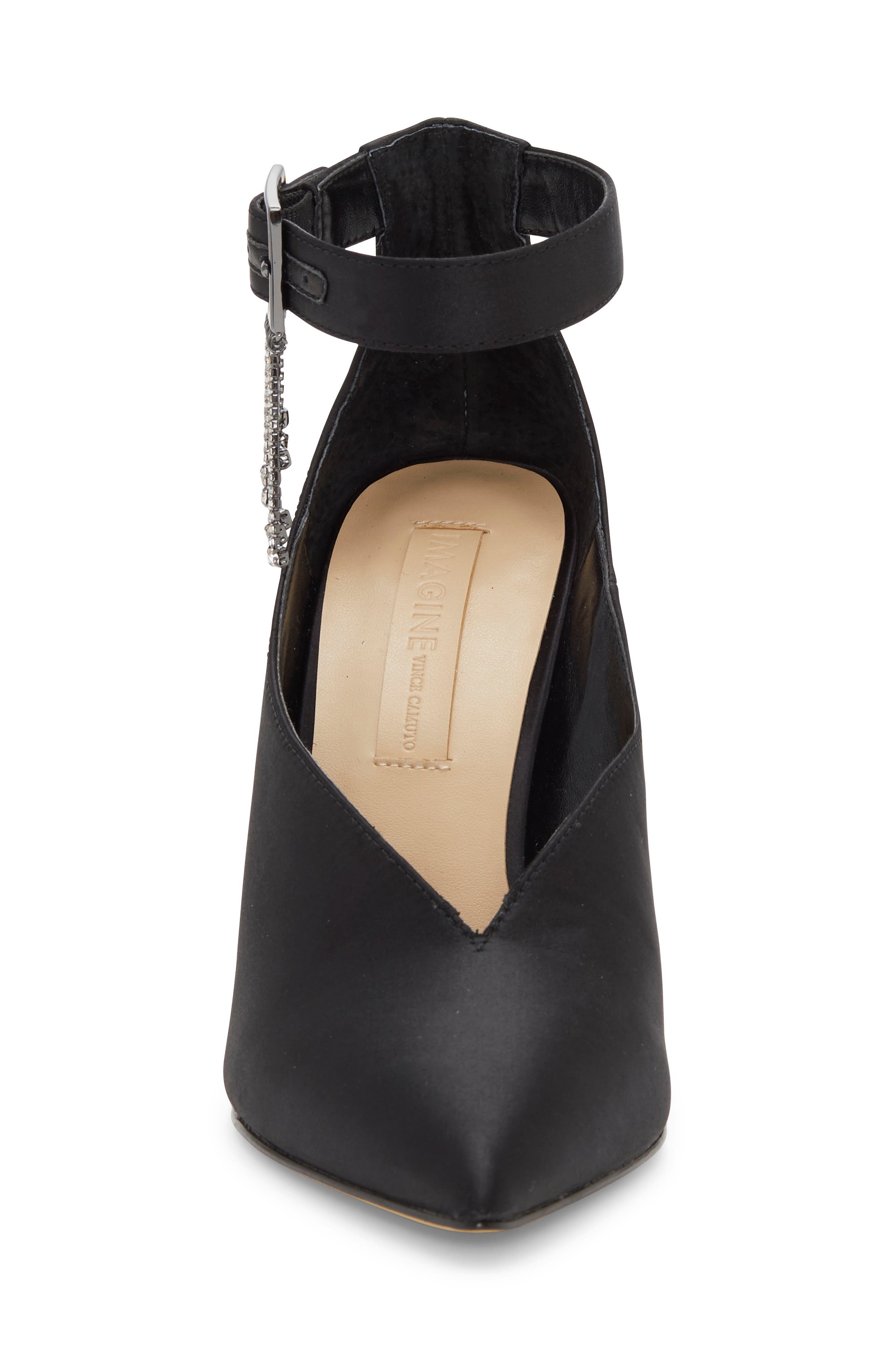 Imagine by Vince Camuto Greer Crystal Chain Pointed Toe Pump, Alternate, color, 